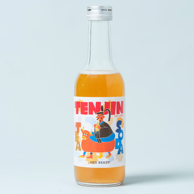 福岡県産 八女茶葉 TENJIN TEE SODA 3本セット | . AND READY o