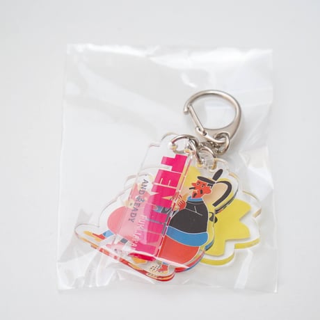 3連アクリルキーホルダー