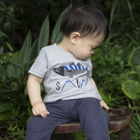 【 BABY 】SABA Tシャツ（グレー）80 / 90 cm