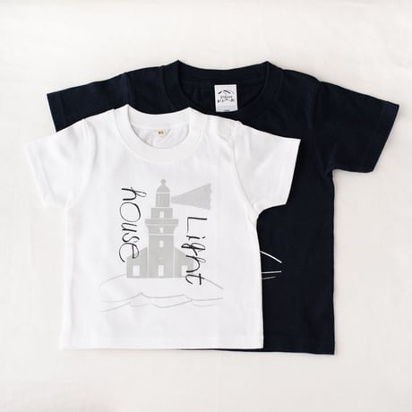 【 Baby】屋久島灯台 Tシャツ　80 / 90cm　　（ピンク）