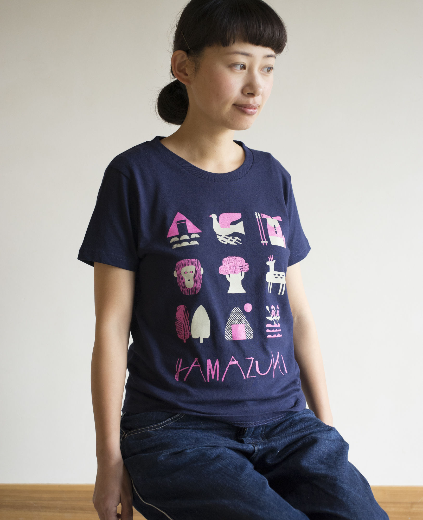 山好きTシャツ（ネイビー） | Gallery KIANU