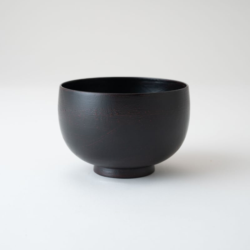 山岸 厚夫 まり汁椀（刷毛目 根来・曙）【錦壽】 | Gallery KIANU