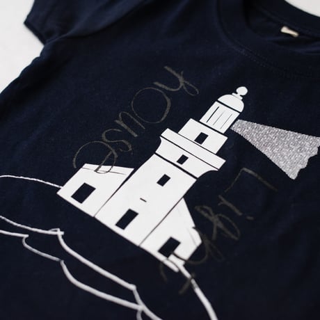 【 Baby】屋久島灯台 Tシャツ　80 / 90cm　　（ピンク）