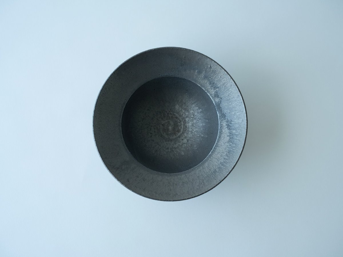 藤田千絵子　刷毛目25cmリムプレート4枚セット 藤田千絵子刷毛目25cmリムプレート4枚セット