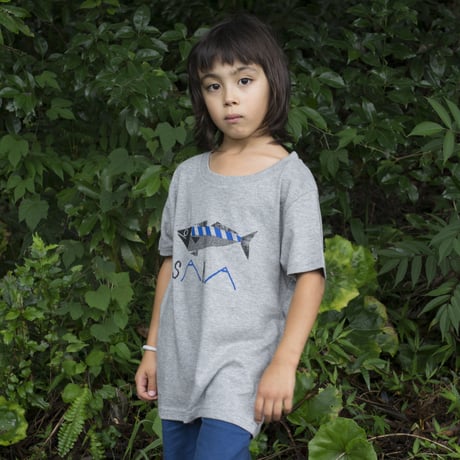 【 KIDS】SABA  Tシャツ（グレー）