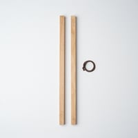 【タペストリー ハンガー】手ぬぐい縦長用 （小）35cm /  ホワイトオーク材