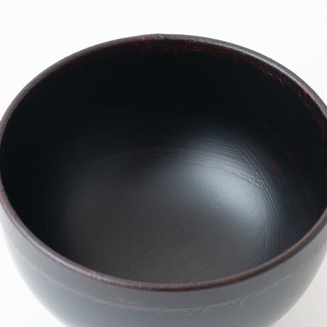 山岸　厚夫　木合/渕布合鹿椀（刷毛目 根来・曙）【錦壽】