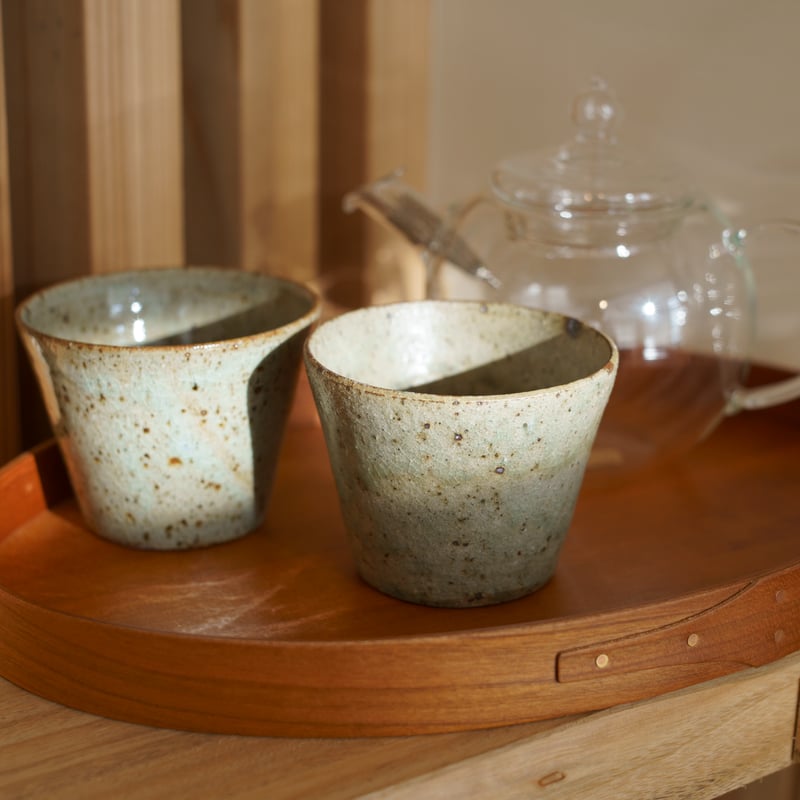 柏井 羊 / 蕎麦猪口【土灰釉】 | Gallery KIANU