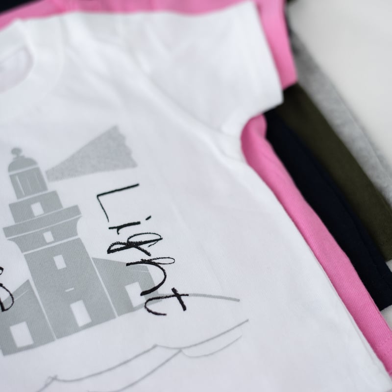 Gallery KIANU /【Baby】屋久島灯台 Tシャツ 80 / 90cm 緑・グ