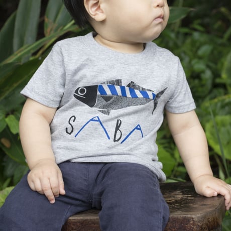 【 BABY 】SABA Tシャツ（グレー）80 / 90 cm