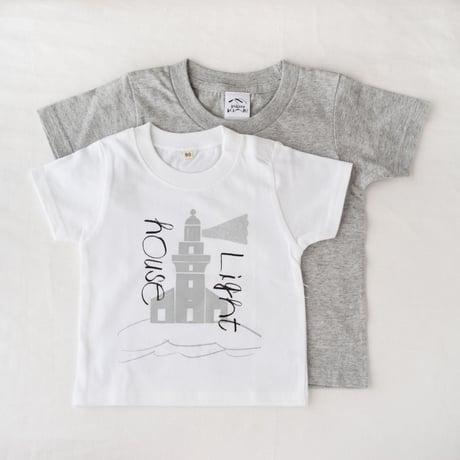 【 Baby】屋久島灯台 Tシャツ　80 / 90cm　　（ピンク）