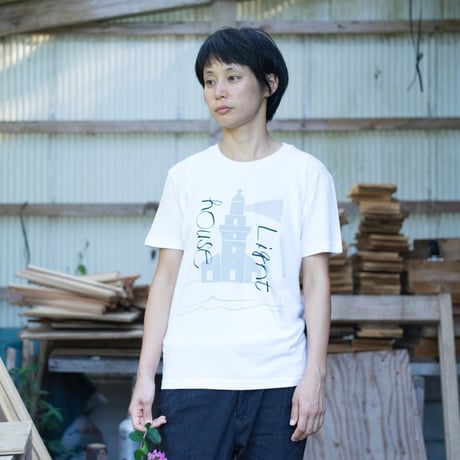 灯台 Tシャツ（白）