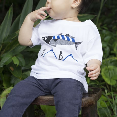【 BABY 】SABA  Tシャツ（白）