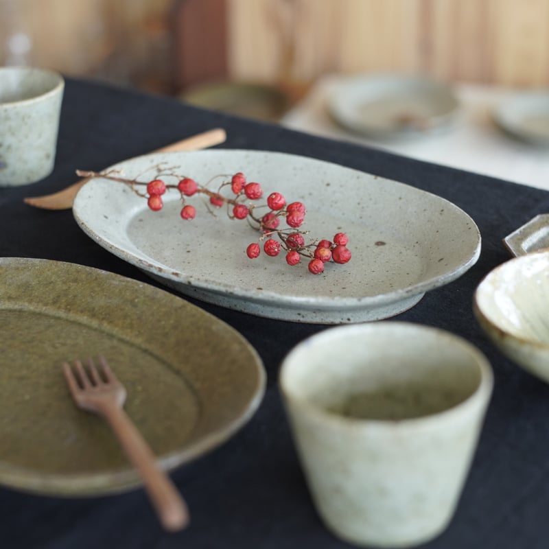 柏井 羊 / 蕎麦猪口【土灰釉】 | Gallery KIANU