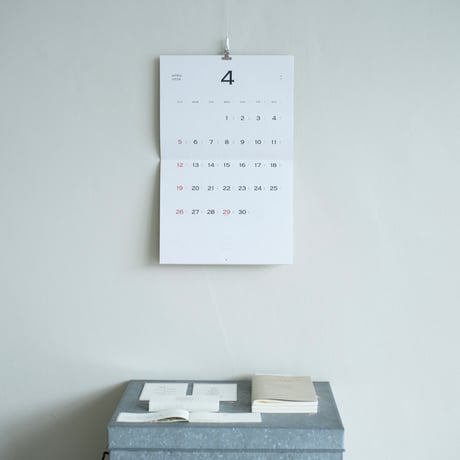 高山活版室 / Calender