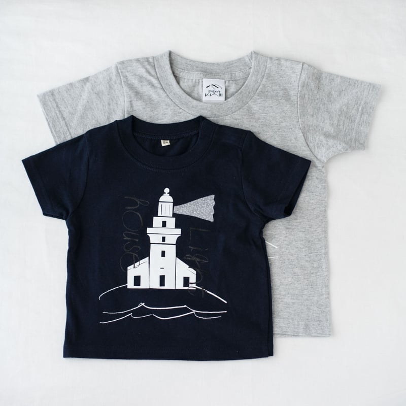 Baby】屋久島灯台 Tシャツ 80 / 90cm （紺） | Gallery KIANU