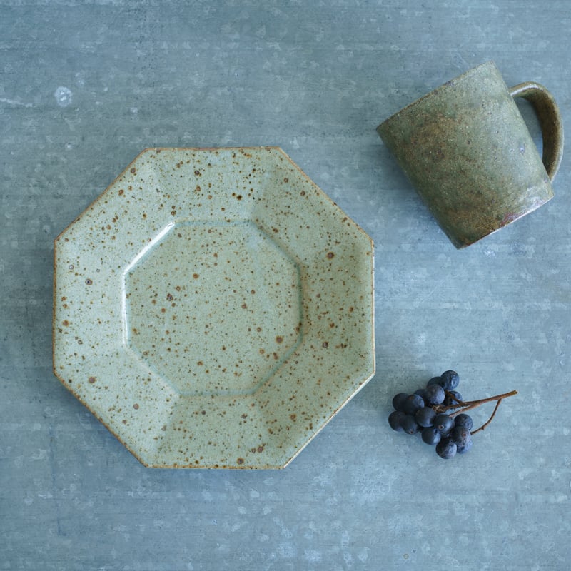 柏井 羊 / マグカップ【緑釉】2種 | Gallery KIANU