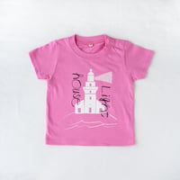 【 Baby】屋久島灯台 Tシャツ　80 / 90cm　　（ピンク）