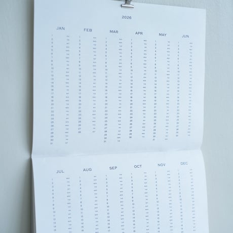 高山活版室 / Calender