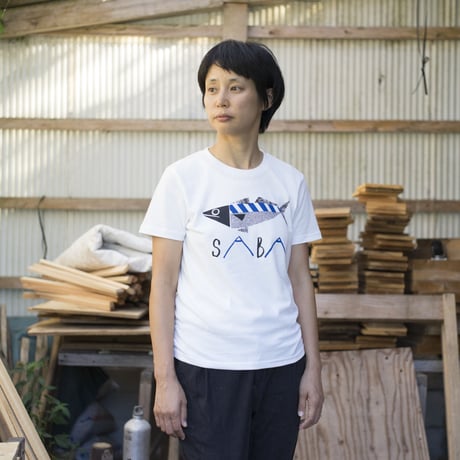 SABA  Tシャツ（白）