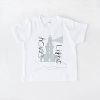 【 Baby】屋久島灯台 Tシャツ　80 / 90cm　（白）
