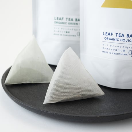【定期便】リーフティーバッグ　オーガニックほうじ茶 / 屋久島八万寿茶園