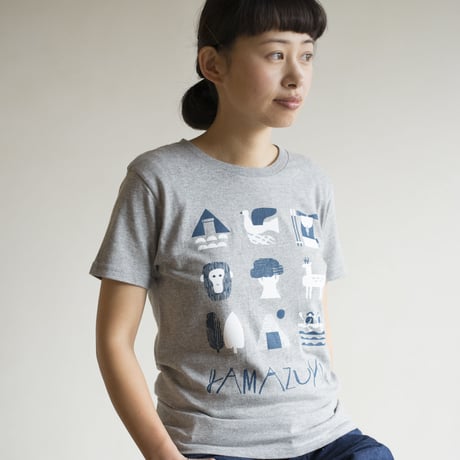 山好き Tシャツ（グレー）