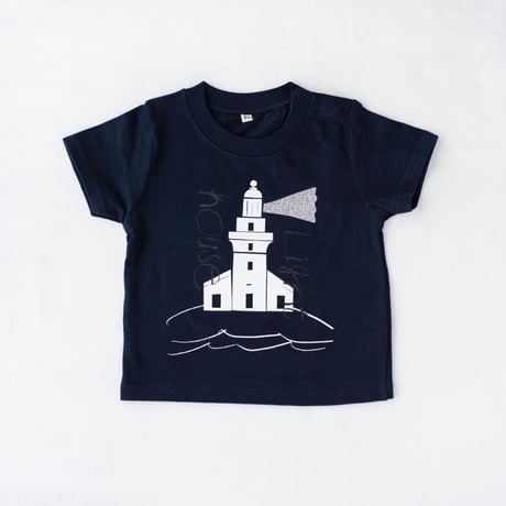 【 Baby】屋久島灯台 Tシャツ　80 / 90cm　　（ピンク）