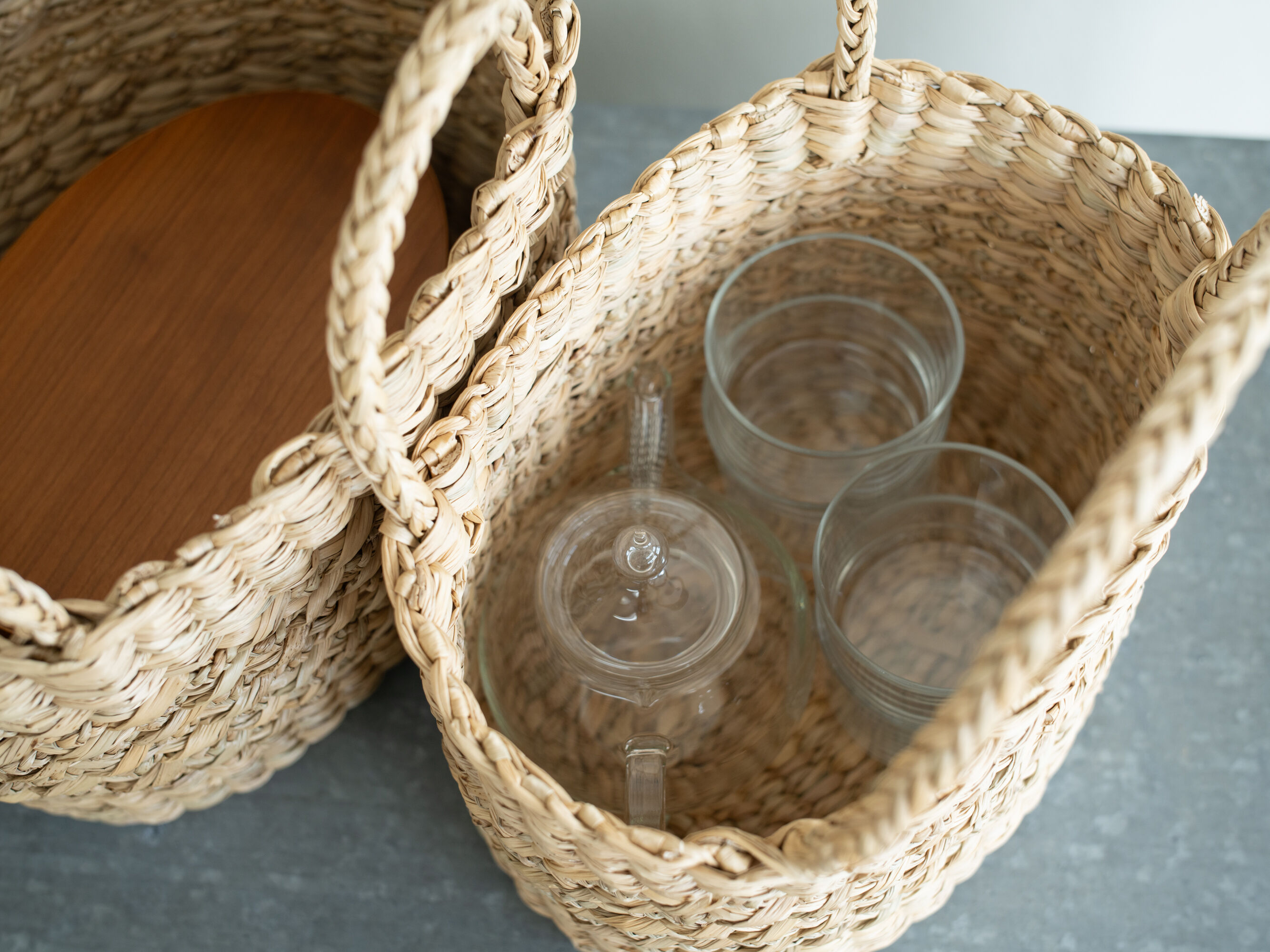 お値下げ　美品　タイ籠バック タイ / コック かごバッグ （Sサイズ・Mサイズ） | Gallery KIANU