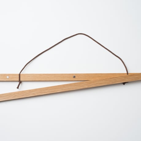 【タペストリー ハンガー】手ぬぐい縦長用 （小）35cm /  ホワイトオーク材