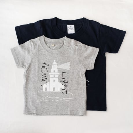 【 Baby】屋久島灯台 Tシャツ　80 / 90cm　　（ピンク）