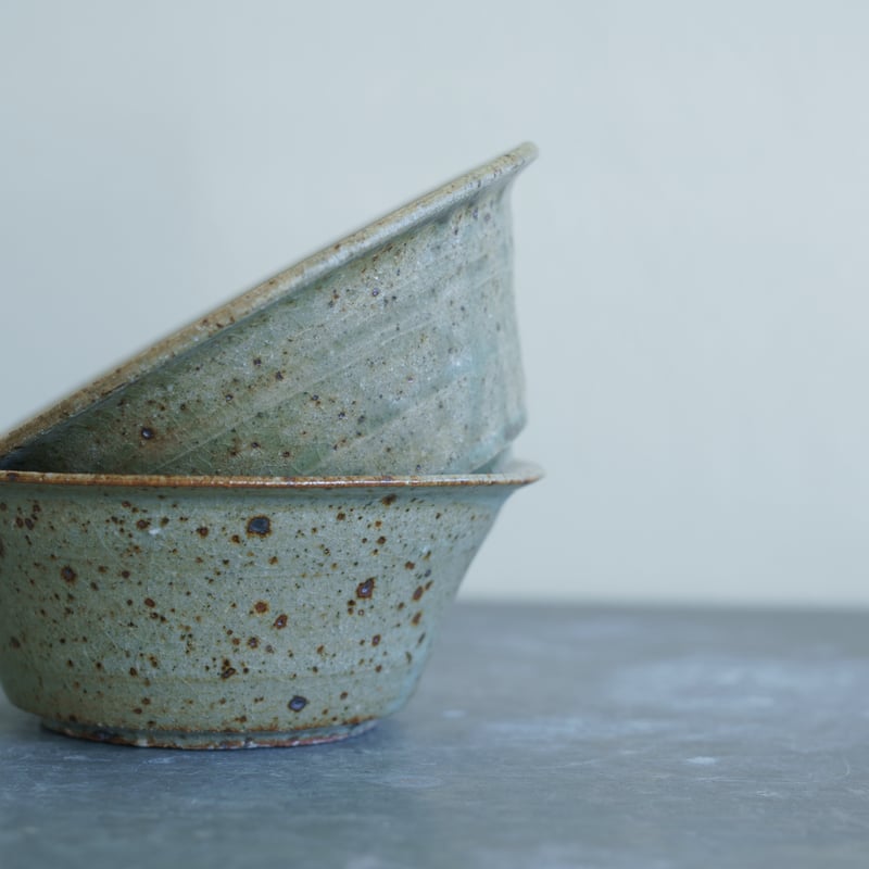 翡翠小鉢5客 柏井 羊 / リム小鉢【翡翠釉】 | Gallery KIANU