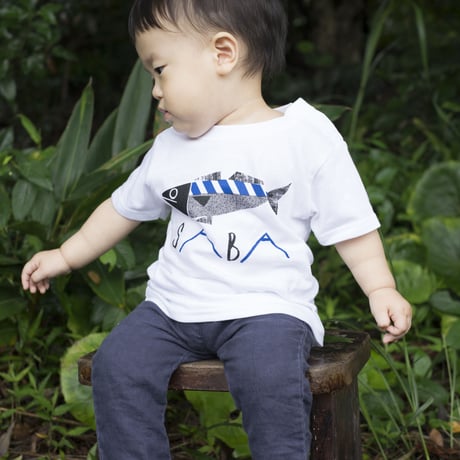 【 BABY 】SABA Tシャツ（グレー）80 / 90 cm