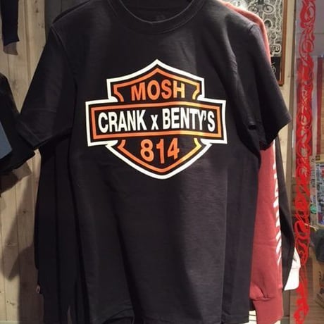 CRANKxBENTY’S WネームTシャツ