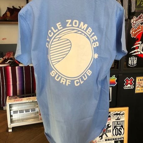 Cycle zombies　SURF CLUB Tシャツ
