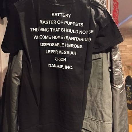 メタリカ MSSTER OF PUPPETS Tシャツ
