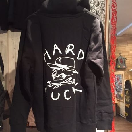 HARD LUCK　ロゴ　パーカー