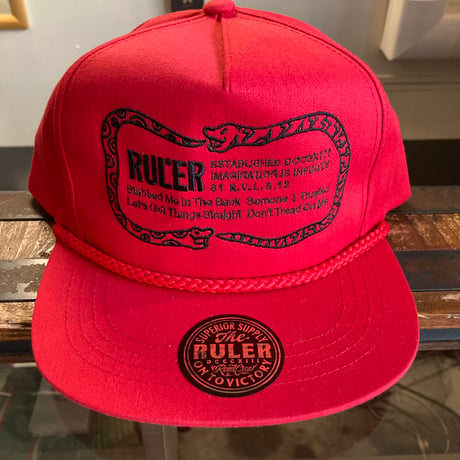 RULER スナップバックキャップ