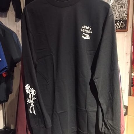 SKETCHY TANK ADIOS ロングスリーブTシャツ