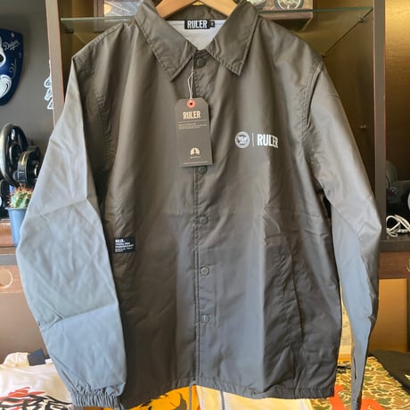 RULERxBACK AND FORTH SIGNS CO WネームコーチJKT