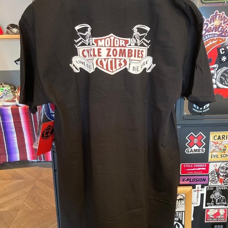 Cycle Zombies DIEFREE Tシャツ