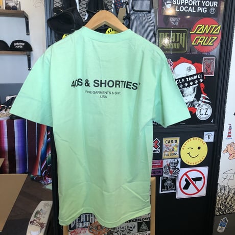 40S&SHORTIES TEXT LOGO Tシャツ