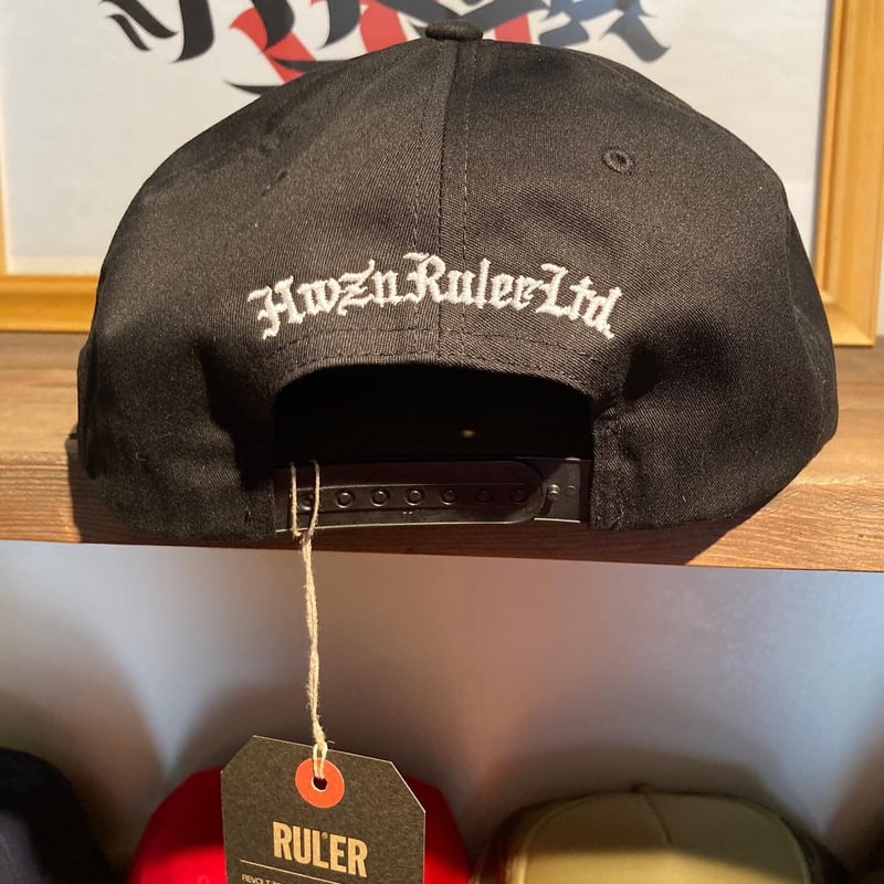 会場限定 RIZE 1997 スナップバックキャップ ビンテージ90's○La GRANDE刺繍入りスナップバックキャップ青