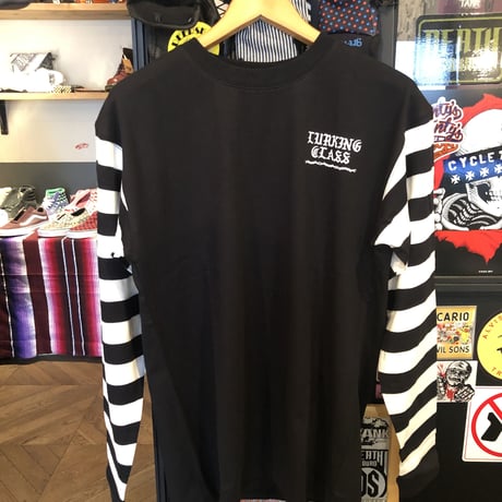 LURKING CLASS CHEESE BORDER ロングスリーブT シャツ