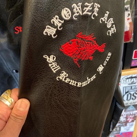 BRONZE AGE レザースタジアムJKT