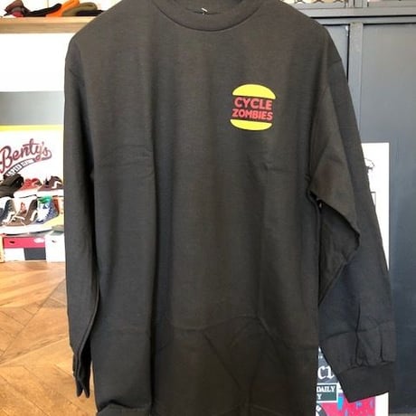 Cycle Zombies BURGERロングスリーブTシャツ