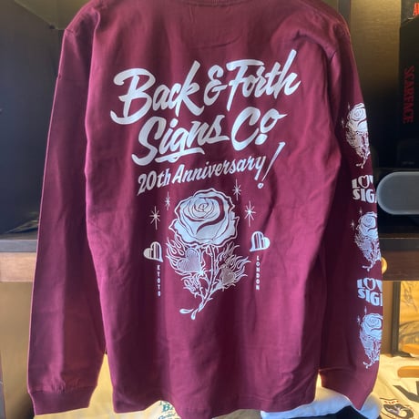 BACK & FORTH SIGNS.CO. L/S Tシャツ