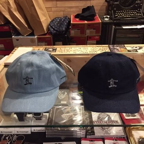 THRASHER GONZ LOGO  DENIM CAP
