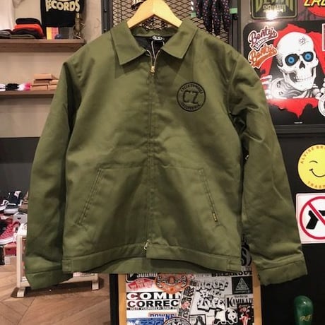 Cycle Zombies x Bluco BUY SELL TRADE ワークジャケット GREEN