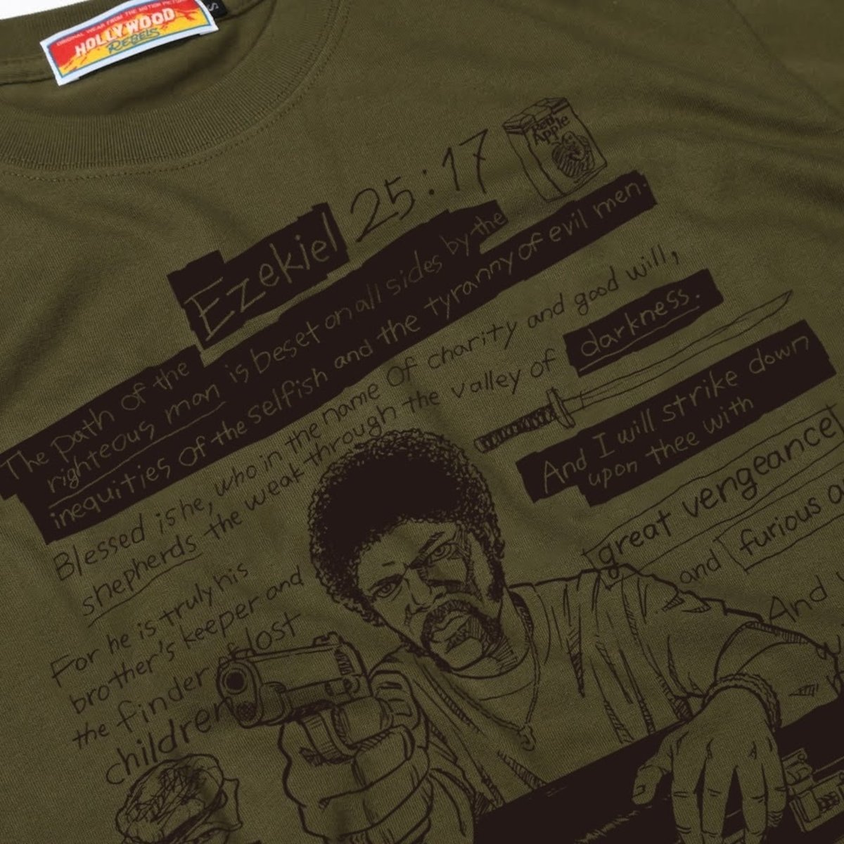 エゼキエル書25章17節Tシャツ ビンセントベガ